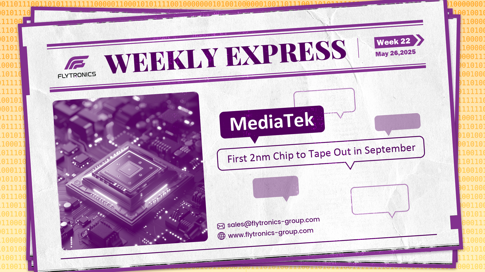 Week 22 | Flytronics Weekly Express