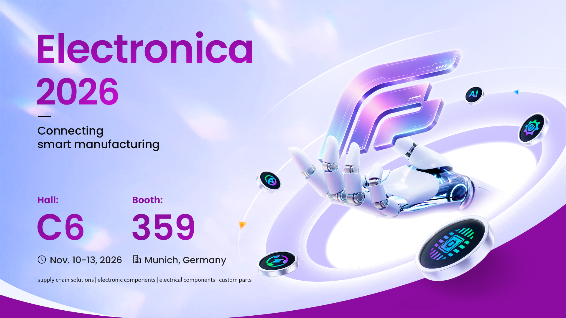 Electronica 2026 | Flytronics Invites You to Munich